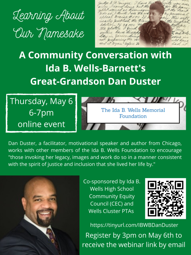 Event Flyer Ida B Wells SW Community Reads Event