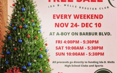 Ida B. Wells Booster Club Tree and Merch Sale