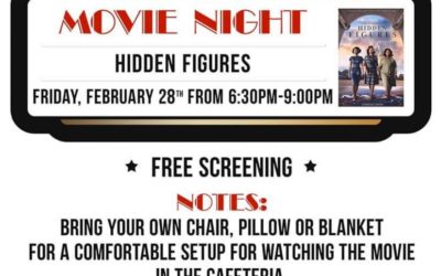 Movie Night at Hayhurst – Hidden Figures On February 28th