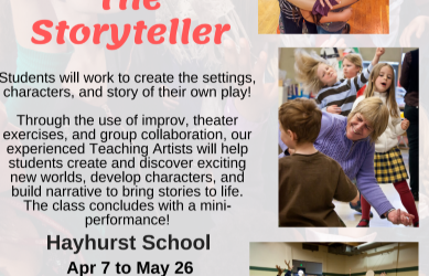 After School Program at Hayhurst: NWCT’s The Storyteller (Spring)