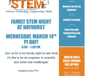 Join Us for Hayhurst STEM Night on March 14th + Volunteer Opportunities