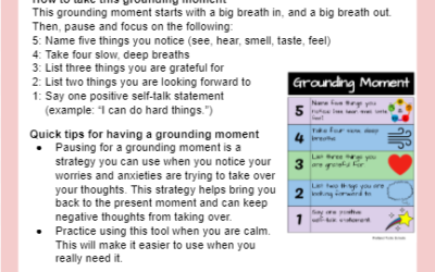 PPS At-Home Strategies for Distance Learning & Virtual Calming Room